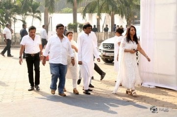 Celebs Condolence To Sridevi At Mumbai